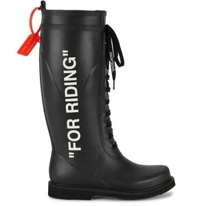 Price Drop: Women's Off-White Rain Boots - EU 39 = US 8.5